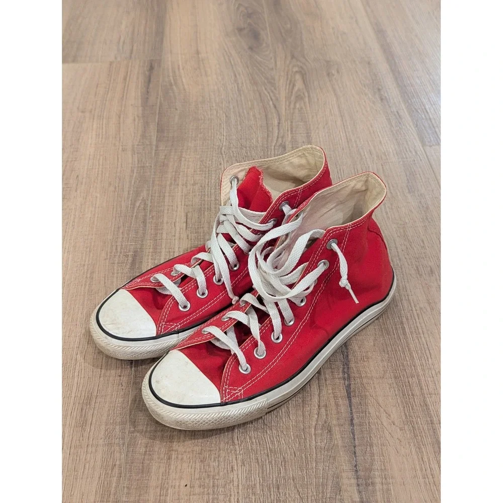 2007 Converse Chuck Taylor All Star PRODUCT RED High Top M9621 Mens 9 Womens 11